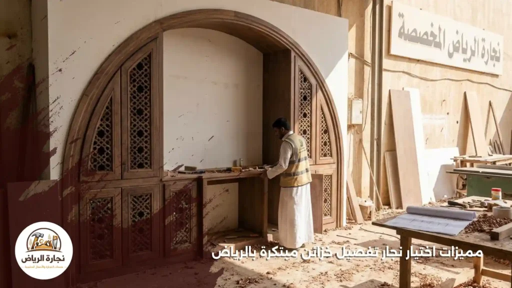 مميزات اختيار نجار تفصيل خزائن مبتكرة بالرياض 