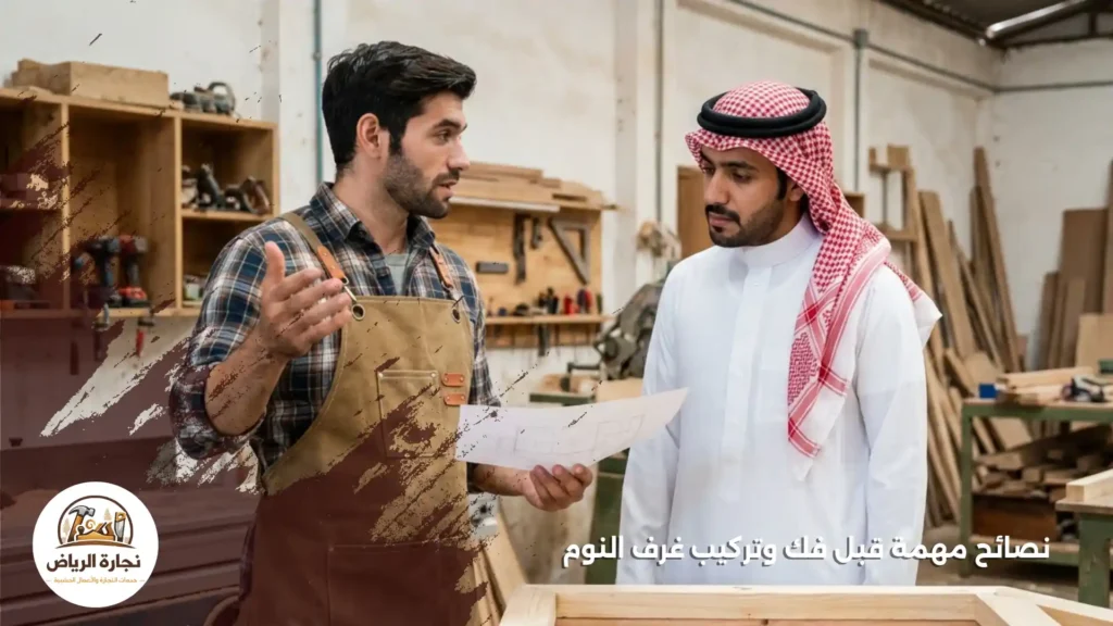 نصائح مهمة قبل فك وتركيب غرف النوم